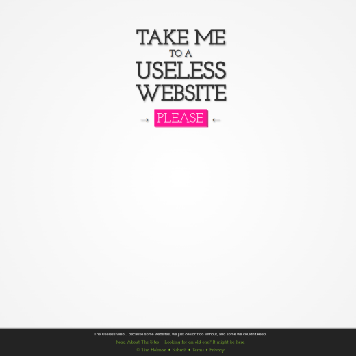 The Useless Web